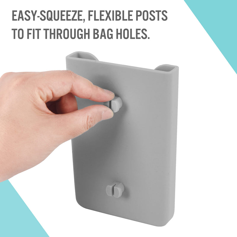  [AUSTRALIA] - Tributary Brands - Phone Holder Compatible with Bogg Bag - Universal and Made of Silicone Grey