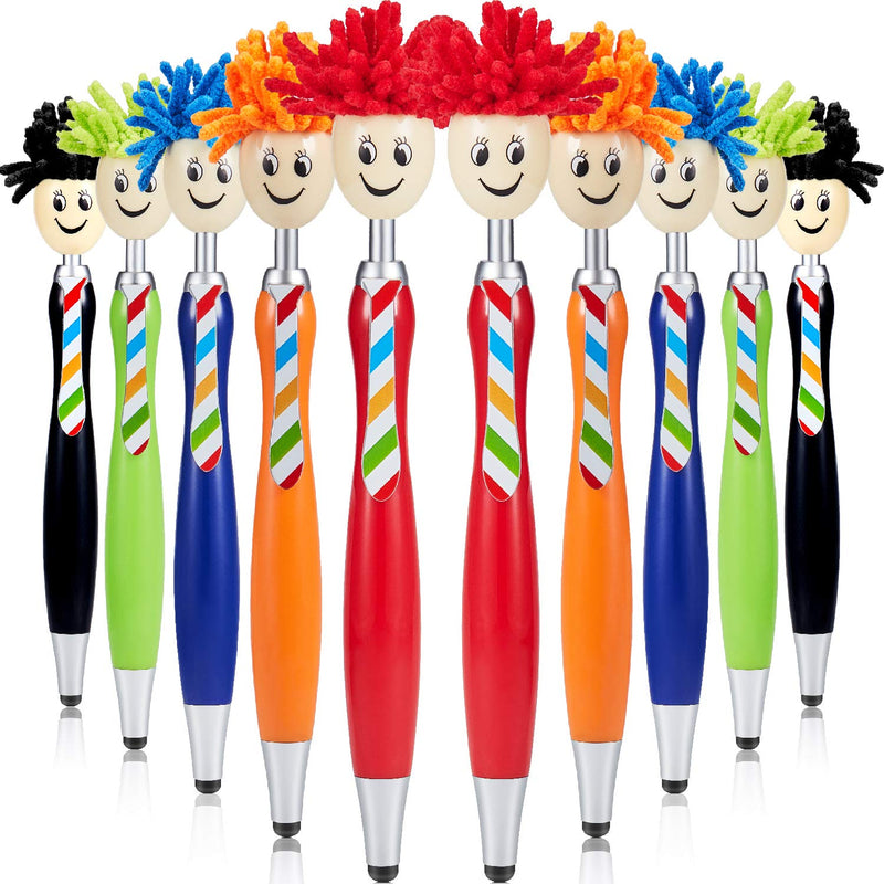 Mop Topper Pens Screen Cleaner Stylus Pens 3-in-1 Stylus Pen Duster for Kids and Adults (5 Pieces) 5 - LeoForward Australia
