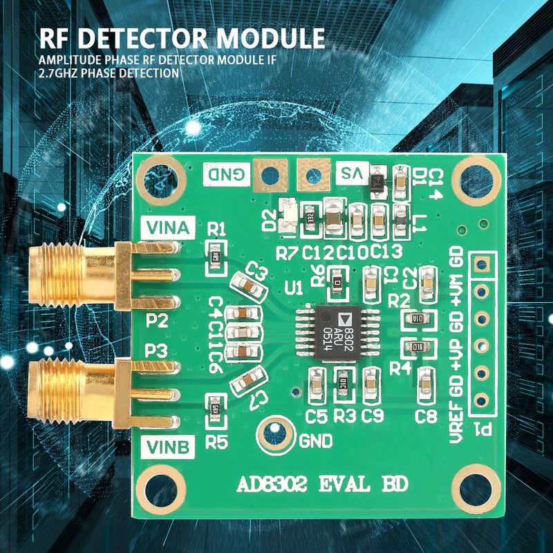  [AUSTRALIA] - Akozon AD8302 Amplitude Phase RF Detector 2.7GHz phase detection bandwidth module
