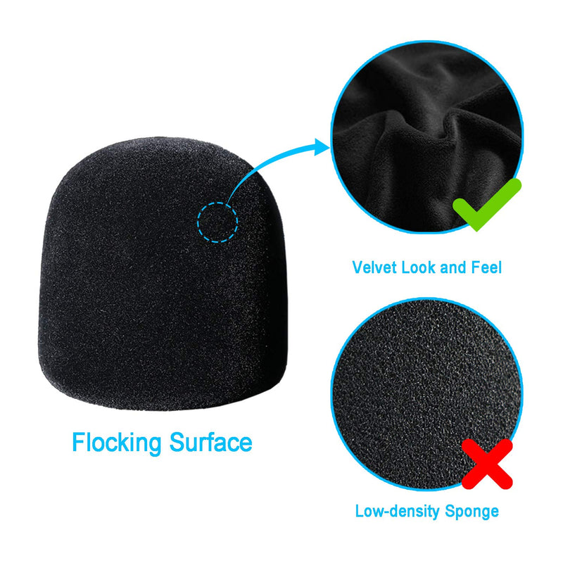  [AUSTRALIA] - Pop Filter for Blue Yeti X Mic - Foam Microphone Windscreen Cover with Velvet-like Fabric Covering to Reduce Mic Noises by YOUSHARES