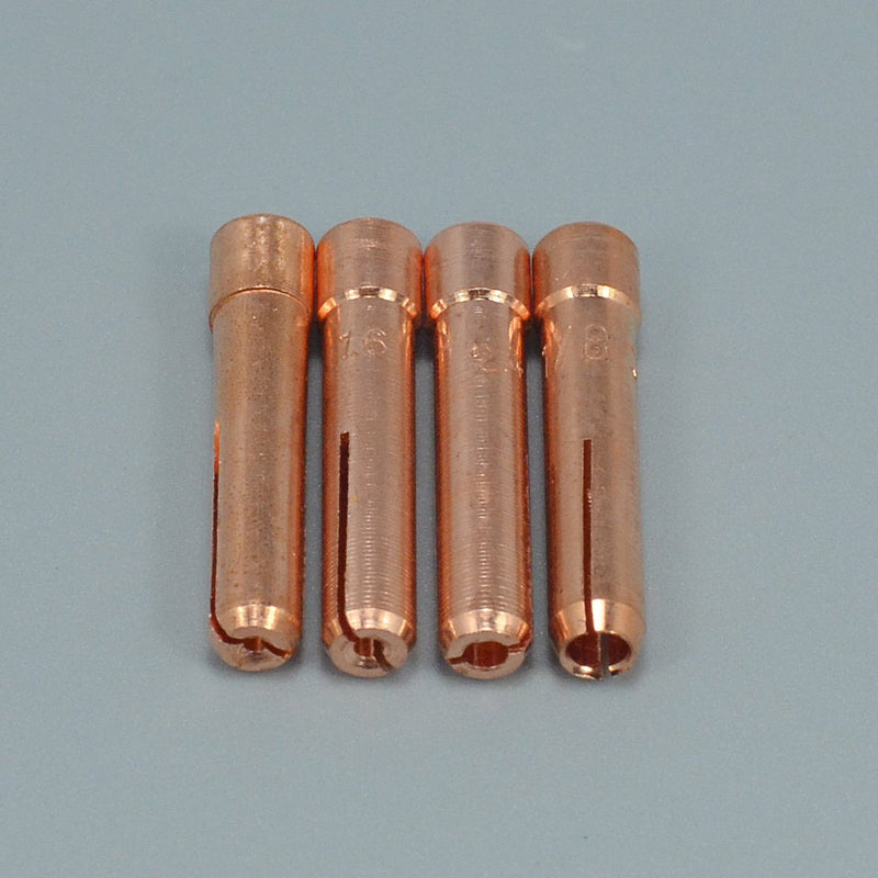  [AUSTRALIA] - TIG Welding Torches Stubby Gas Lens Collets Alumina Nozzles Back Cap Kits Fit SR WP 17 18 26 Torch 16pcs
