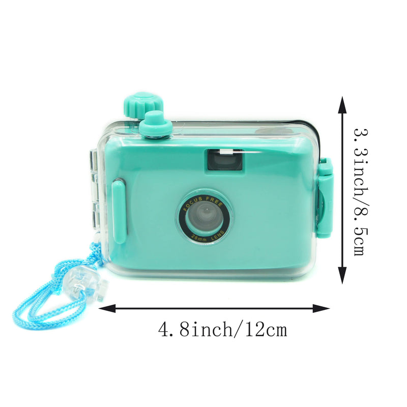  [AUSTRALIA] - NC Film Camera,Reusable,Focusfree,135Film Camera,Use 35mm Film (Green) green