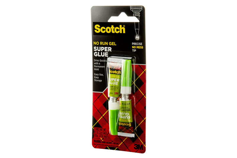  [AUSTRALIA] - Scotch Super Glue Gel, .07 oz, 2-Pack, Dries Quickly with a Permanent Hold (AD112)