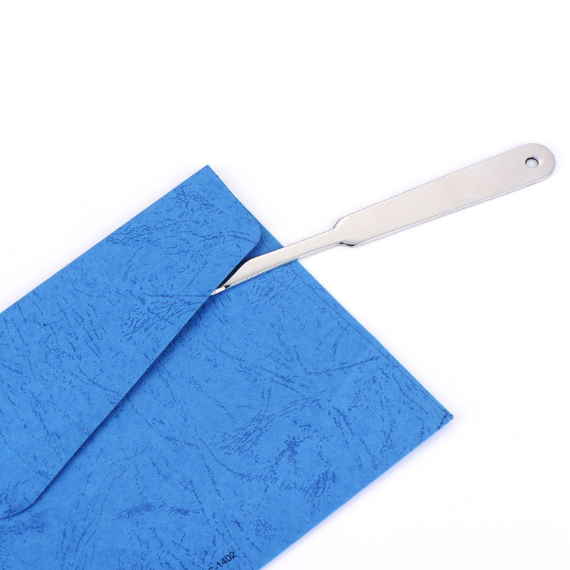  [AUSTRALIA] - 2 Pack Letter Openers Envelope Opener Stainless Steel Hand Letter Envelope Knife Lightweight Envelope Slitter (Silver)