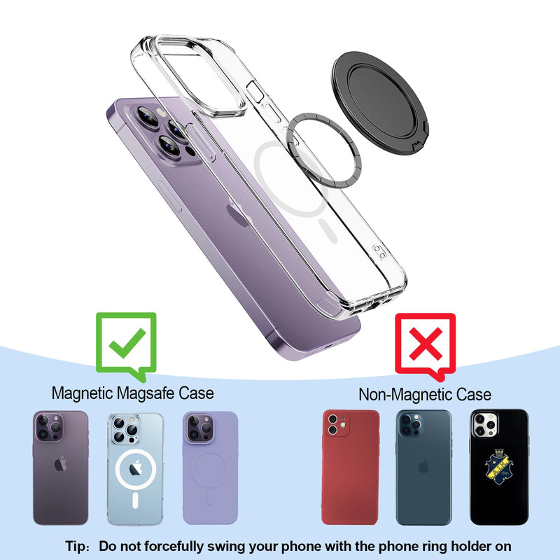  [AUSTRALIA] - MINDSKY Magnetic Base for popsocket to Compatible with MagSafe Cases iPhone 12 13 14 Series Ring Grip Phone Stand