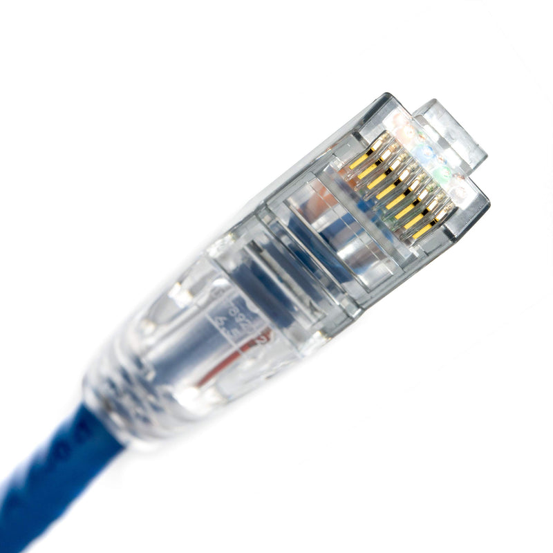 NTW NTW 1 ' Lockable CAT6 Patented Net-Lock Patch Cord, Snagless, Blue (NL-U6K-001BL) 1 feet - LeoForward Australia