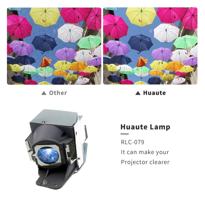  [AUSTRALIA] - Huaute RLC-079 MC.JFZ11.001 Replacement Projector Lamp with Housing Fit for ViewSonic PJD7820HD PJD7822HDL H6510BD P1500 X111 X111P X1140 X1240