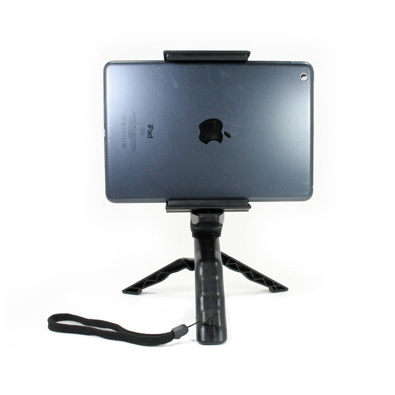  [AUSTRALIA] - Livestream® Gear Universal Tablet Tripod Mount Adapter. Works with Phones, Tablets and Phablets. Easily Mount to a Tripod, or Any 1/4"-20 Threading. (Tripod & Device Holder) Tripod & Device Holder
