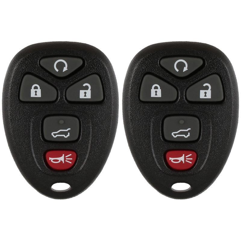  [AUSTRALIA] - Discount Keyless Replacement Key Fob Car Remote and Uncut Transponder Key Compatible with 15913415, 25839476, ID 46 (2 Pack)