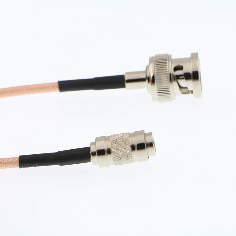  [AUSTRALIA] - Uonecn HD SDI Coaxial Video Cable RG179 BNC to Mini BNC DIN 1.0/2.3 75ohm RF Cable for Blackmagic HyperDeck Shuttle 1 Meter