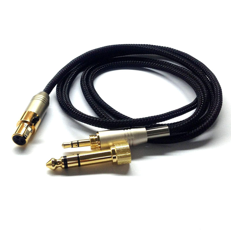  [AUSTRALIA] - NewFantasia Replacement Audio Upgrade Cable Compatible with beyerdynamic DT 1990 Pro, DT 1770 Pro Headphone and Compatible with AKG K371, K175, K275, K245, K182, K7XX Headphone 1.6meters/5feet