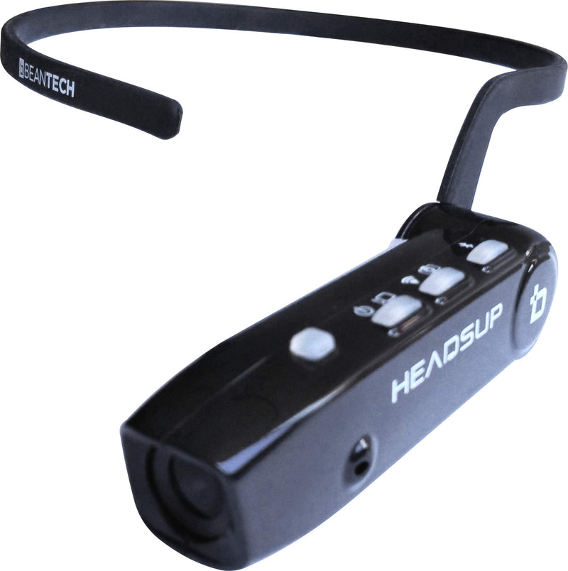  [AUSTRALIA] - Beantech HeadsUp Bluetooth Wearable Handsfree Headband Streaming Camera, for Music and Phone Calls-Black
