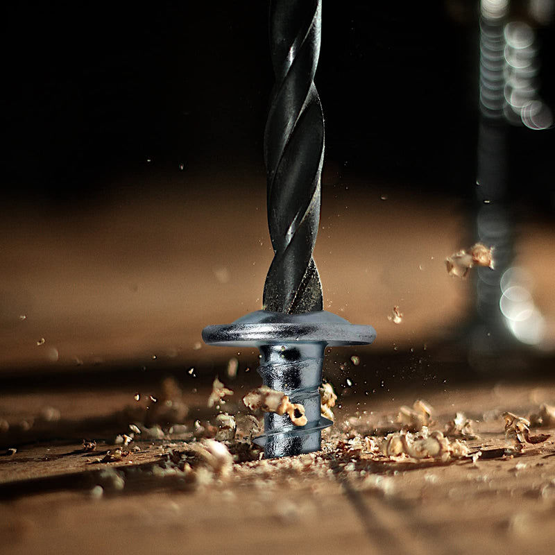  [AUSTRALIA] - #8 x 1/2" Wood Screw 100Pcs Alloy Steel Standard Thread Truss Head Fast Self Tapping by SG TZH 100 #8 x 1/2"
