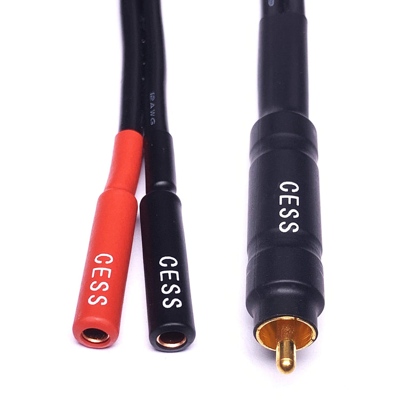CESS-104 RCA Plug to Female Banana Jack Adapter Cable, 2 Pack - LeoForward Australia