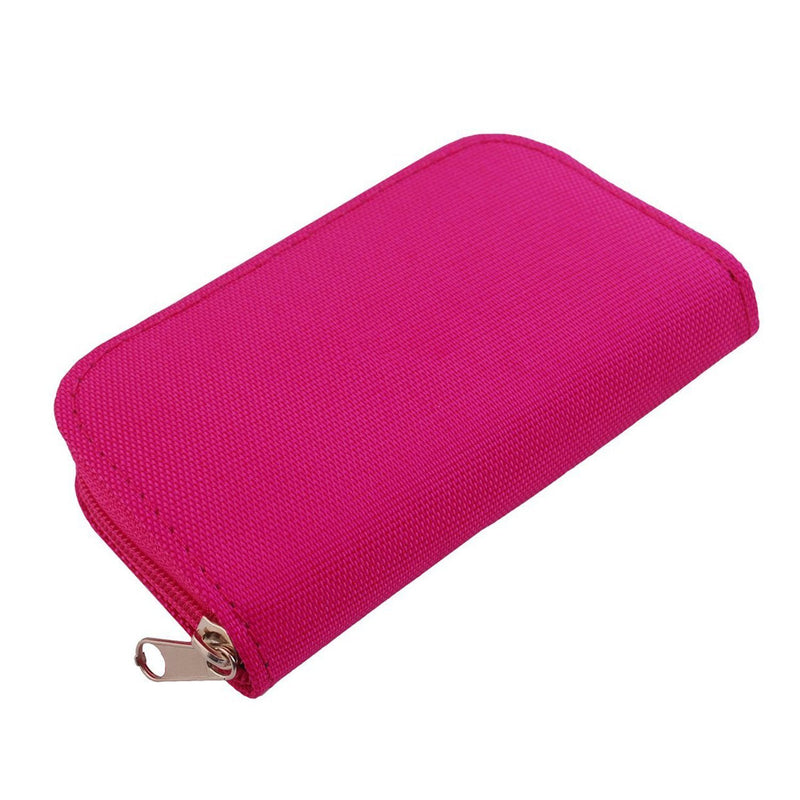  [AUSTRALIA] - Memory Card Case - Mixtecc Carrying Case Suitable for Micro SD, Mini SD and 4X CF, Card Holder Bag Wallet for Media Storage Organization (Pink) Pink