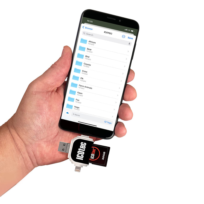  [AUSTRALIA] - Icotec SD Card Reader for Smartphone File Transfer