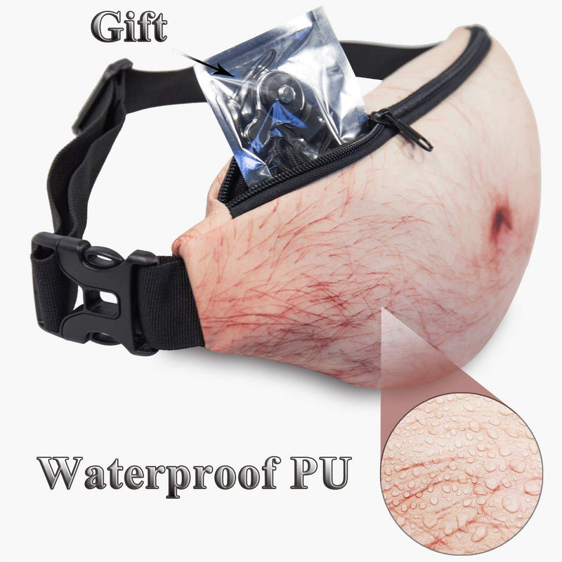 Dad Bag Fanny Pack,Funny Gag Gifts 3D Beer Belly Waist Packs for Christmas,White Elephant Gift Exchange - LeoForward Australia