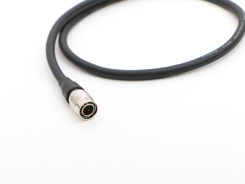  [AUSTRALIA] - Male D-tap to 4pin Hirose Male Power Cable 1.6ft 50cm for ZAXCOM Sound Devices