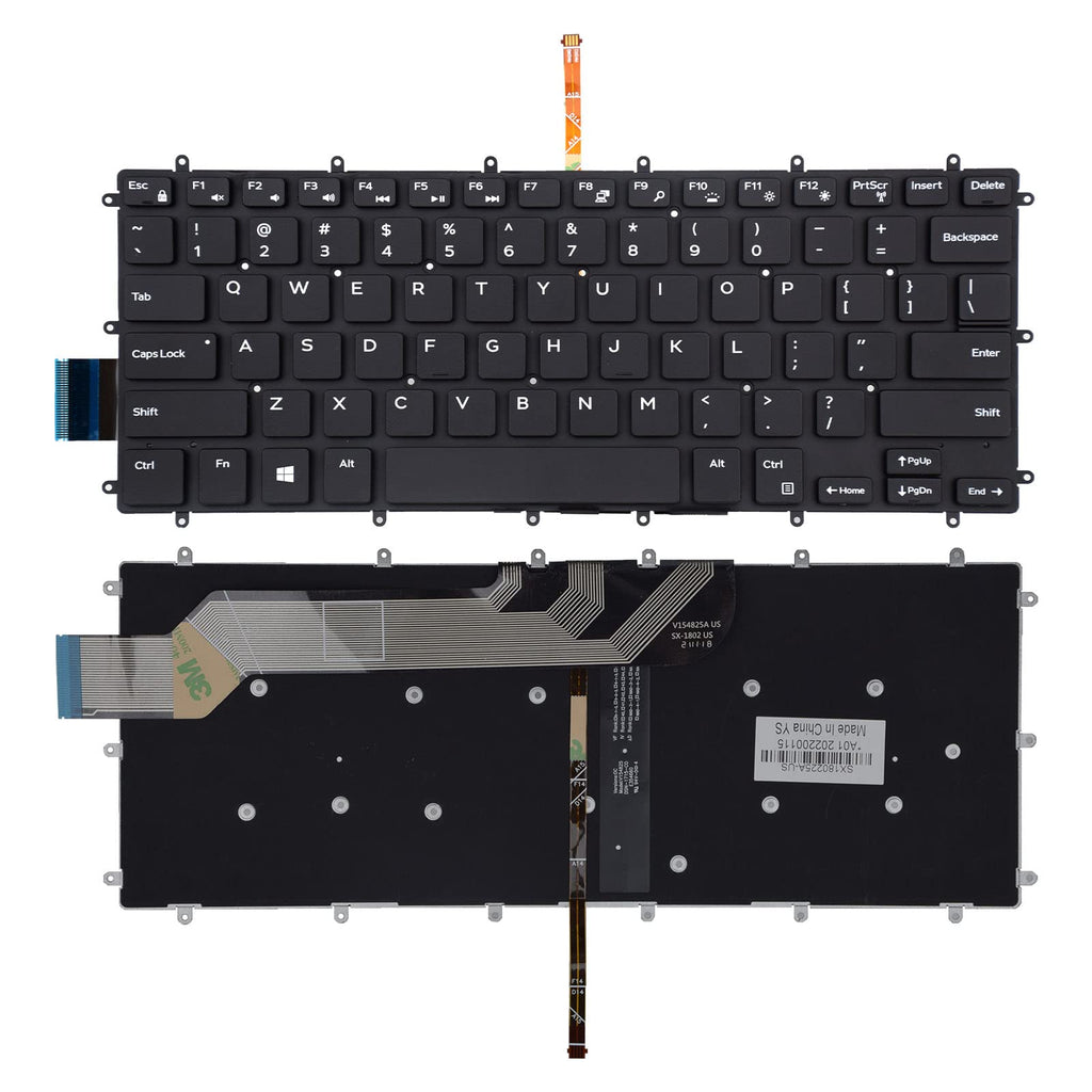  [AUSTRALIA] - TLBTEK Keyboard Replacement Compatible with Dell Inspiron 13-5000 13-5368 P69G 13-5378 13-5370 13-5379 13-7000 13-7368 13-7370 13-7373 13-7375 13-7378 13-7380 14-3480 14-3481 14-7000 Series Laptop