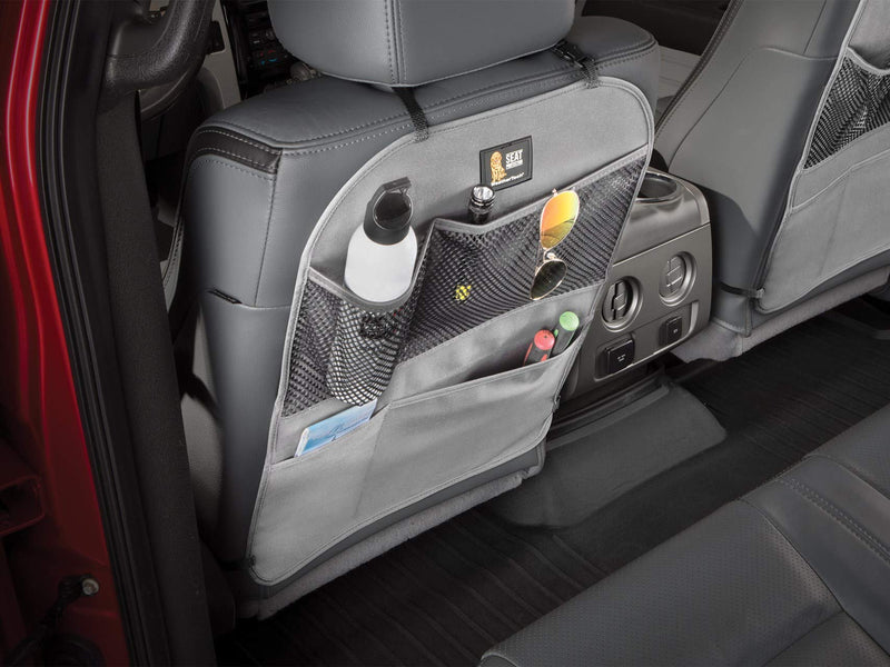  [AUSTRALIA] - WeatherTech Seat Back Protector - Kick Mat and Organizer for The Back of Your Seat - Cocoa