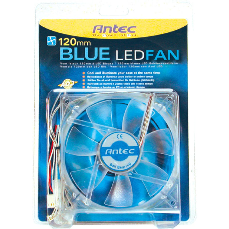  [AUSTRALIA] - Antec 120MM BLUE LED FAN Case Fan (Clear)
