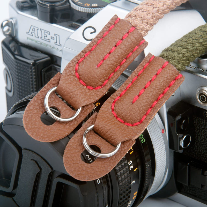  [AUSTRALIA] - PIBIETTN Camera Strap,Rope Camera Strap Compatible with Sony Nikon Canon Fuji Camera Strap Rope SLR, DSLR, Mirrorless Cameras 100cm Black