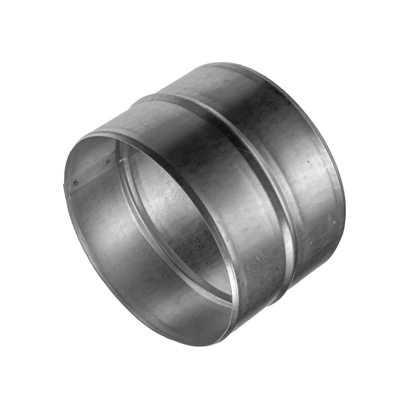  [AUSTRALIA] - Vent Systems 5'' Inch Galvanized Steel Duct Connector - Round Ventilation Duct Extension - Metal Vent Coupler - Metal Hose Coupling - Galvanised Pipe Connector