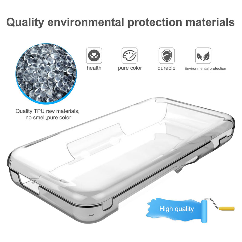  [AUSTRALIA] - Cover Case Compatible with New Nintendo 2DS XL, Crystal Clear Case Compatible with Nintendo 2DS XL