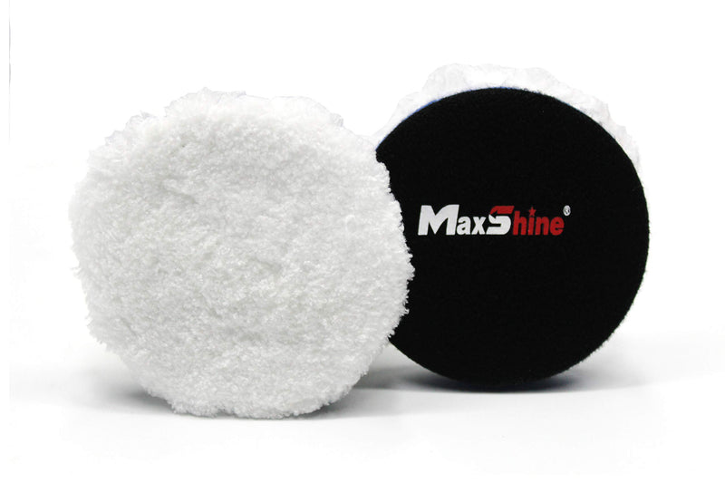  [AUSTRALIA] - Maxshine Microfiber 3.2"/80x10mm Cutting Foam Pad with Black Hook&Loop 80x10mm