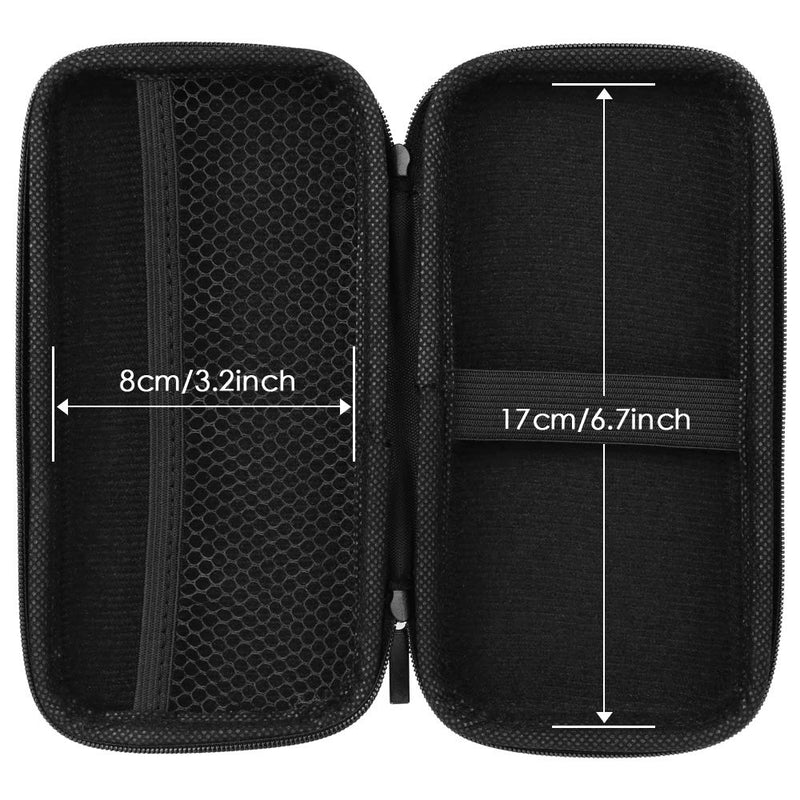  [AUSTRALIA] - iMangoo Shockproof Carrying Case Hard Protective EVA Case Impact Resistant Travel 12000mAh Bank Pouch Bag USB Cable Organizer Earbuds Sleeve Pocket Accessory Smooth Coating Zipper Wallet Mint