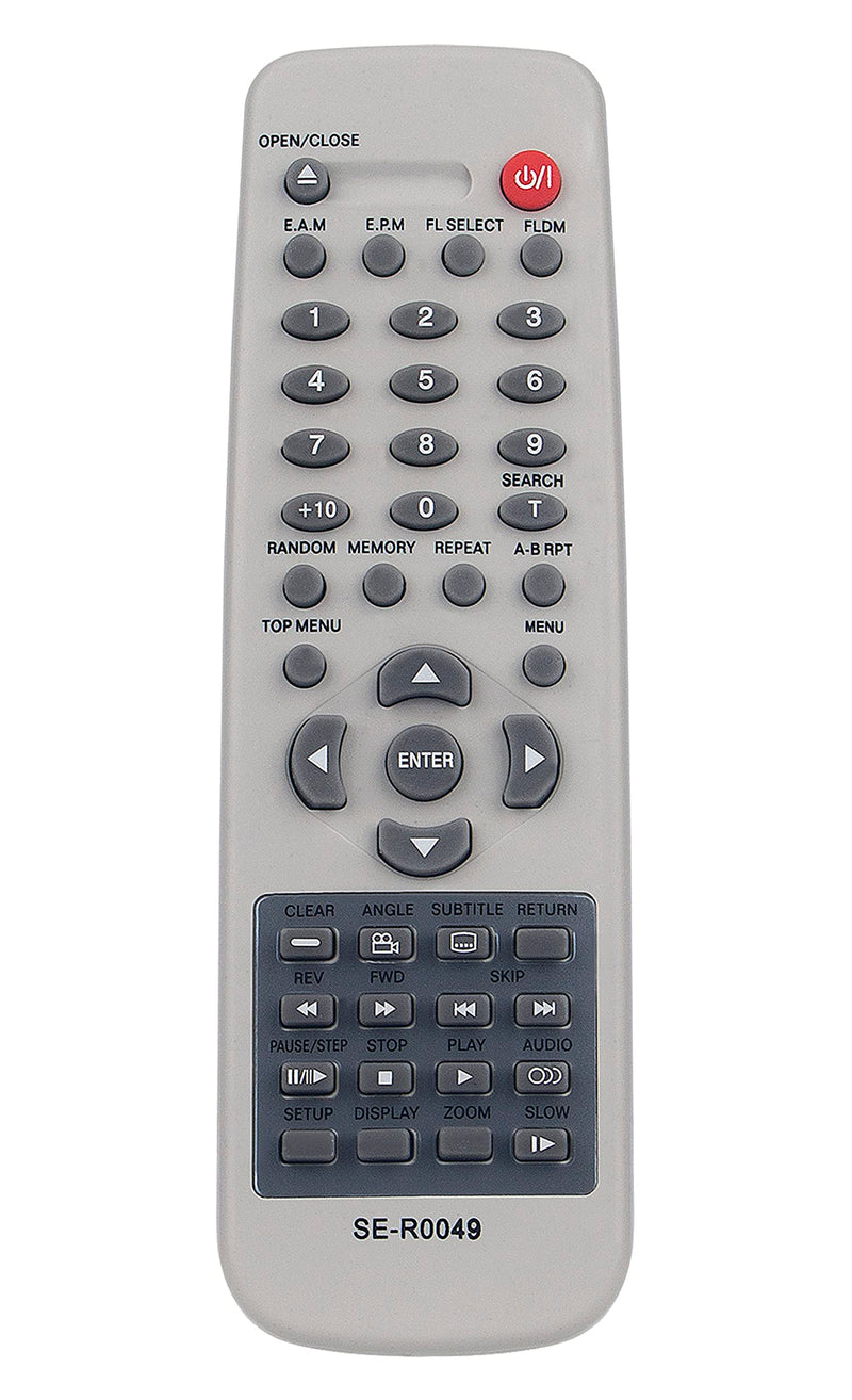  [AUSTRALIA] - SE-R0049 Replaced Remote fit for Toshiba DVD Video Player SD-1700 SD-1750 SD-1800 SD-1800U SD-2700 SD-2710 SD-2710U SD-2800 SD-310V SD-310VU SD-400V SD-400VU SDK510 SDK510U SD-K600 SD-1750