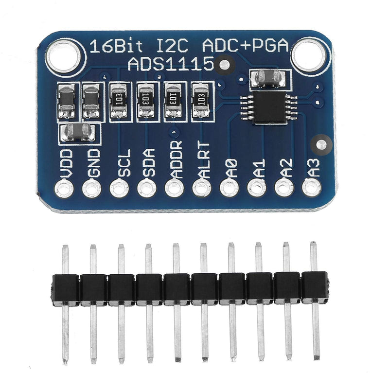  [AUSTRALIA] - ADC Module, 1pcs ADS1115 16-bit I2C ADC Development Board Analog to Digital Converter Module