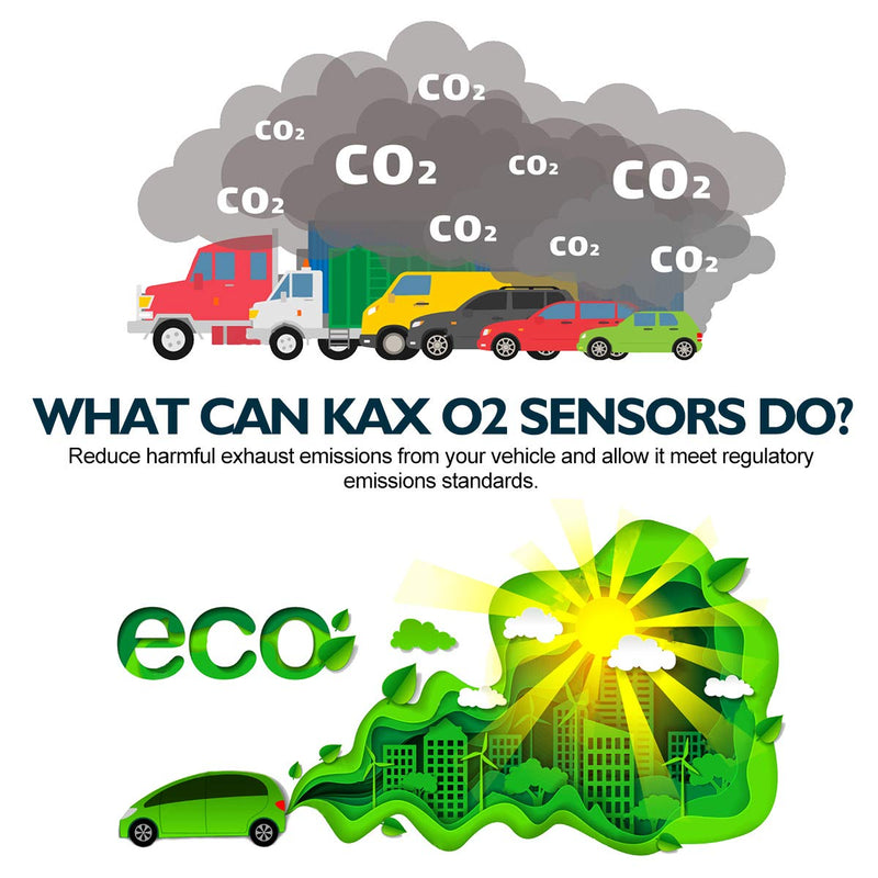 KAX 250-24432 Oxygen Sensor 06C906265E 06C906265A SG1178 Heated O2 Sensor Original Equipment Replacement 1Pcs - LeoForward Australia