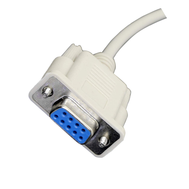  [AUSTRALIA] - 4.5 Feet DB9 RS232 Serial Null Modem Cable Male to Female DB9 Extension Cable 2-3 Cross Cable YOUCHENG for Computers, Printers, Scanners