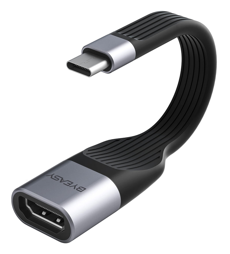  [AUSTRALIA] - BYEASY USB C to HDMI Adapter (4K&60HZ), Portable Aluminum Type c to HDMI Converter for MacBook Pro, MacBook Air, iPad Pro, Pixelbook, XPS, Galaxy and More