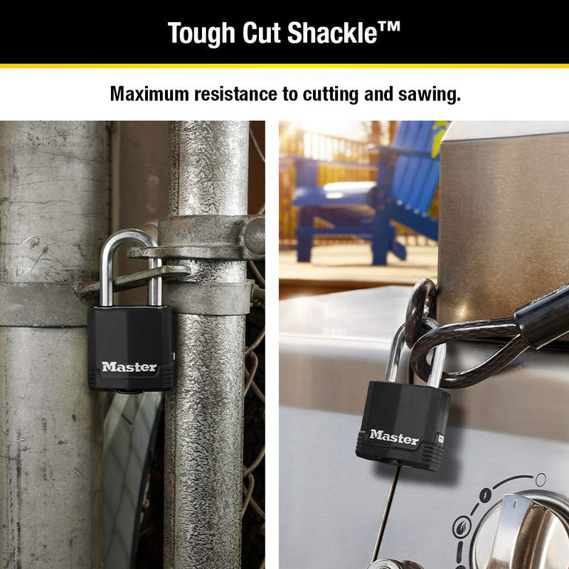  [AUSTRALIA] - Master Lock M115XDLF Magnum Heavy Duty Outdoor Padlock with Key, 1 Pack