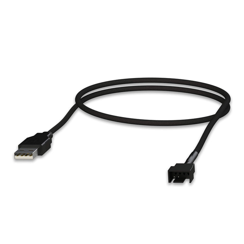 LINKUP - (2 Packs) USB to 3/4-P PWM 5V┃CPU/Case Fan Sleeved Power Cable Adapter┃USB 2.0, 3.0, 3.1 USB Fan Power (2 Packs) - LeoForward Australia