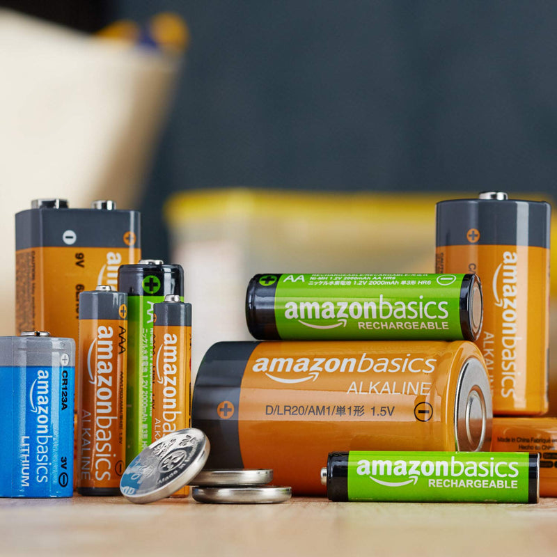 Amazon Basics 4 Pack AAA High-Performance Alkaline Batteries, 10-Year Shelf Life, Easy to Open Value Pack 4 AAA - LeoForward Australia