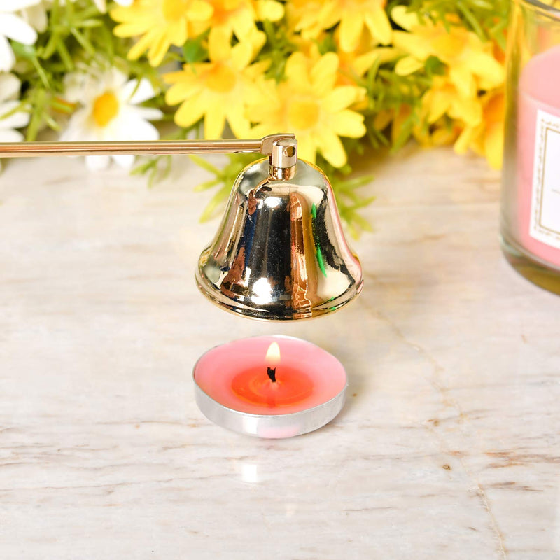  [AUSTRALIA] - calary Candle Wick Trimmer & Candle Accessory Champange Gold