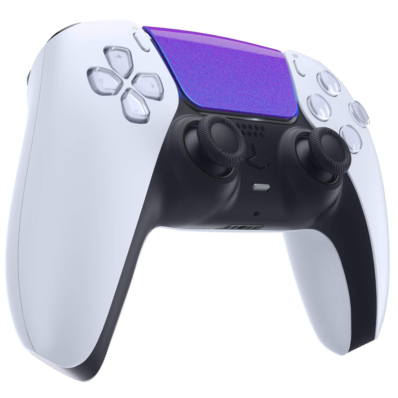 eXtremeRate Chameleon Purple Blue Replacement Touchpad Cover for PS5 Controller, Custom Part Touch Pad with Tool for PS5 Controller - Controller NOT Included - LeoForward Australia