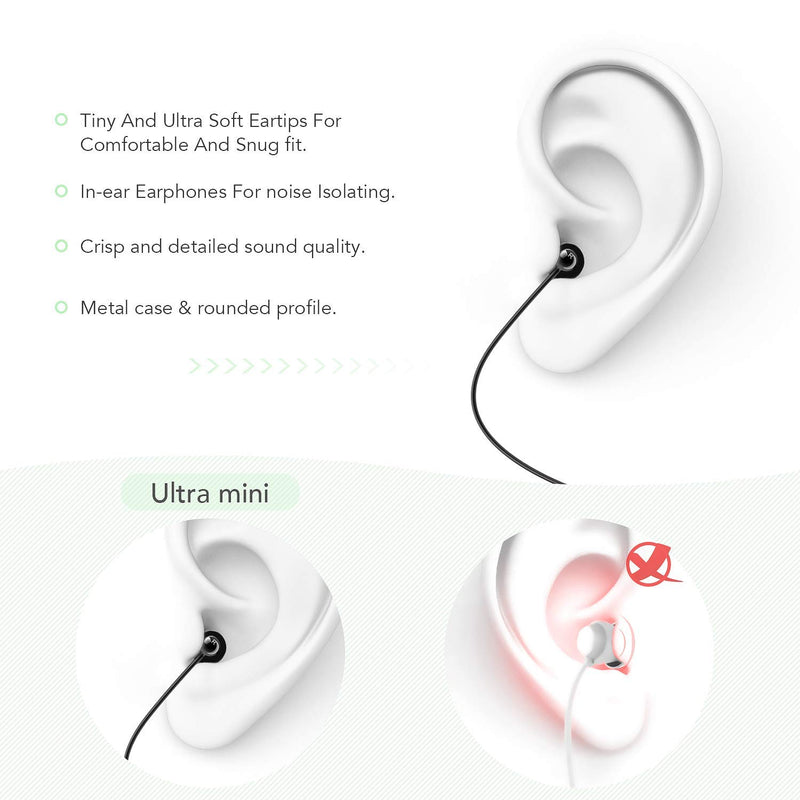 AGPTEK Sleep Earbuds, in-Ear Earphones for Sleeping with 3 Sizes Ultra-Light Soft Silicone, Noise Isolating Headphone Perfect for Sleeping, Insomnia, Side Sleeper, Air Travel, Meditation & Relaxation - LeoForward Australia