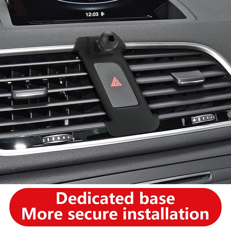  [AUSTRALIA] - LUNQIN Car Phone Holder for 2012-2018 Audi Q3 Auto Accessories Navigation Bracket Interior Decoration Mobile Cell Phone Mount for Audi Q3 2012-2018