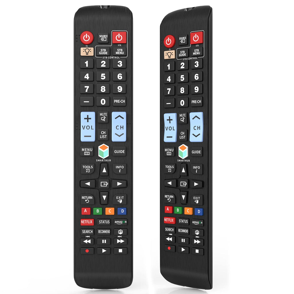  [AUSTRALIA] - Universal Remote Control for All Samsung TV Remote LCD LED QLED SUHD UHD HDTV Curved Plasma 4K 3D Smart TVs, with Buttons for Netflix, Prime Video, Smart Hub-Backlit