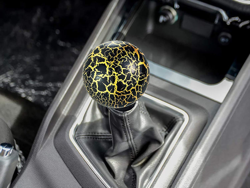  [AUSTRALIA] - Lunsom Ball Shift Knob Resin Gear Transmission Shifter Car Shifting Stick Handle Head Fit Universal Automatic Manual Vehicle (Black) black