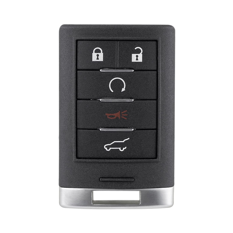  [AUSTRALIA] - Keyless Entry Smart Remote Key Fob Fits with Cadillac SRX 2010 2011 2012 2013 2014 2015 ATS XTS 2013-2014 ELR 5 Button NBG009768T (Pack of 2)