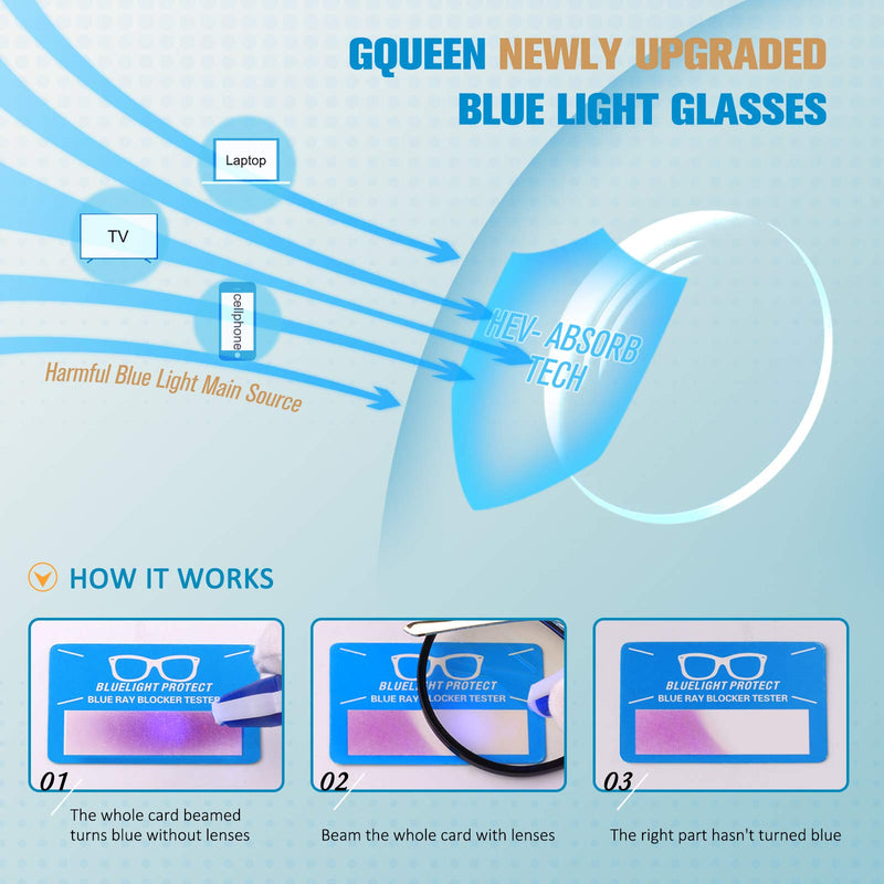 GQUEEN Fake Clear Glasses Non Prescription Glasses Eyeglasses Rectangular Frame, 201512 Blue Light Blocking丨brown Blue Light Blocking Glasses - LeoForward Australia