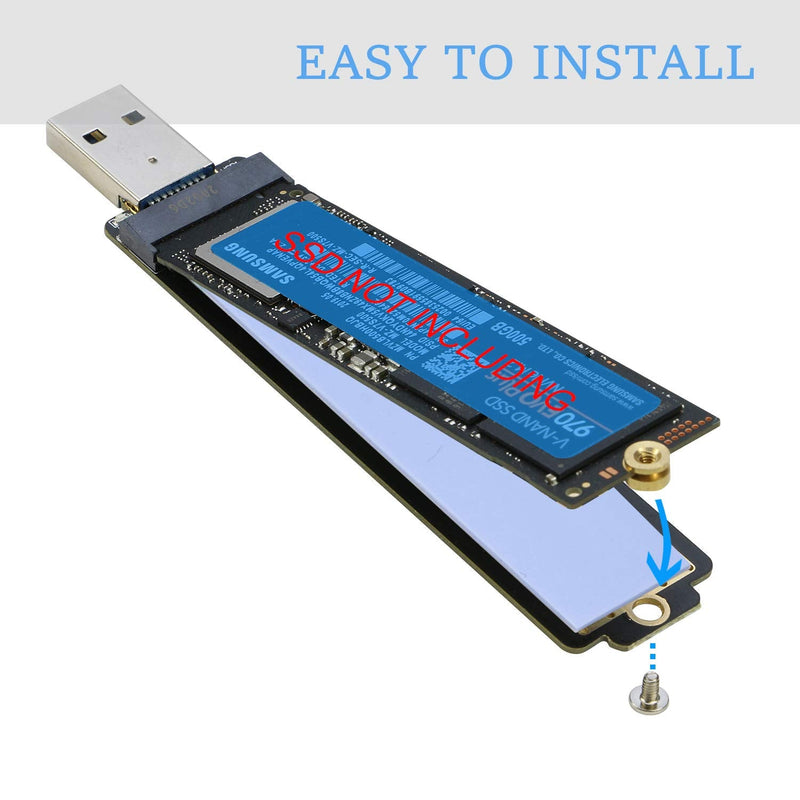  [AUSTRALIA] - M.2 to USB Adapter + M.2 to USB-C Enclosure Tool-Free