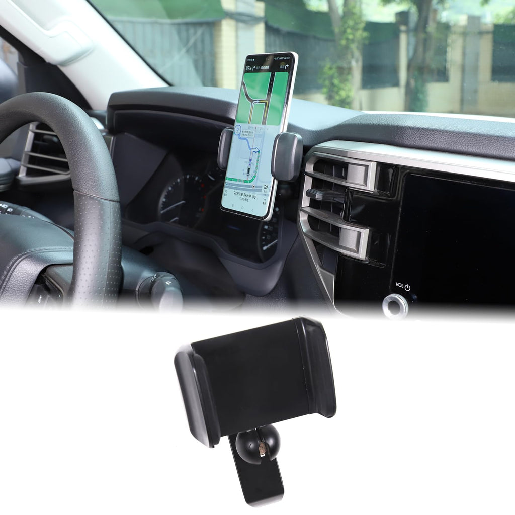  [AUSTRALIA] - Car Dashboard Phone Holder Compatible with Toyota Tundra/Sequoia 2022-2023 Car Center Console Dash Panel Clip Cell Phone Holder Multifunctional Phone Mount Phone Stand Accessories Fits All Smartphones Type-A(Right)