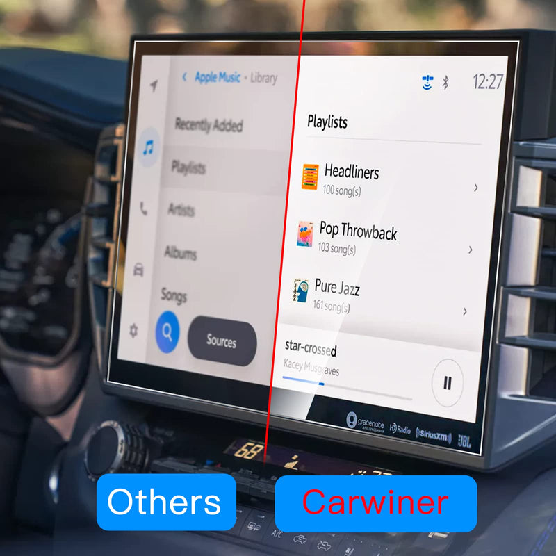  [AUSTRALIA] - Carwiner Screen Protector Compatible with 2022 Toyota Tundra 14In Navigation Display Tempered Glass Touchscreen Protector Accessories (HD) HD