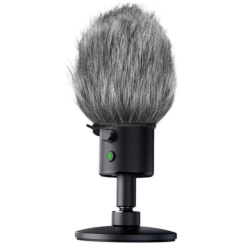  [AUSTRALIA] - SUNMON Razer Seiren X Furry Windscreen Muff, Mic Pop Filter/Shield Wind Cover fits Razer Seiren X USB Condenser Streaming Microphone
